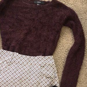 Forever 21 Plum Sweater